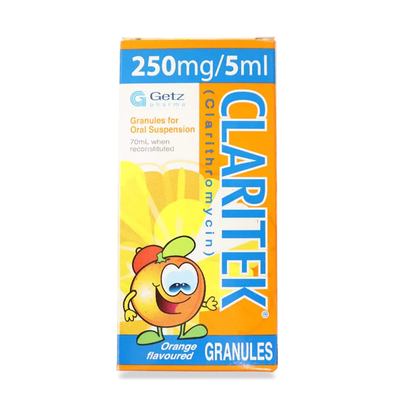 Claritek Suspension 250 mg/5 ml
